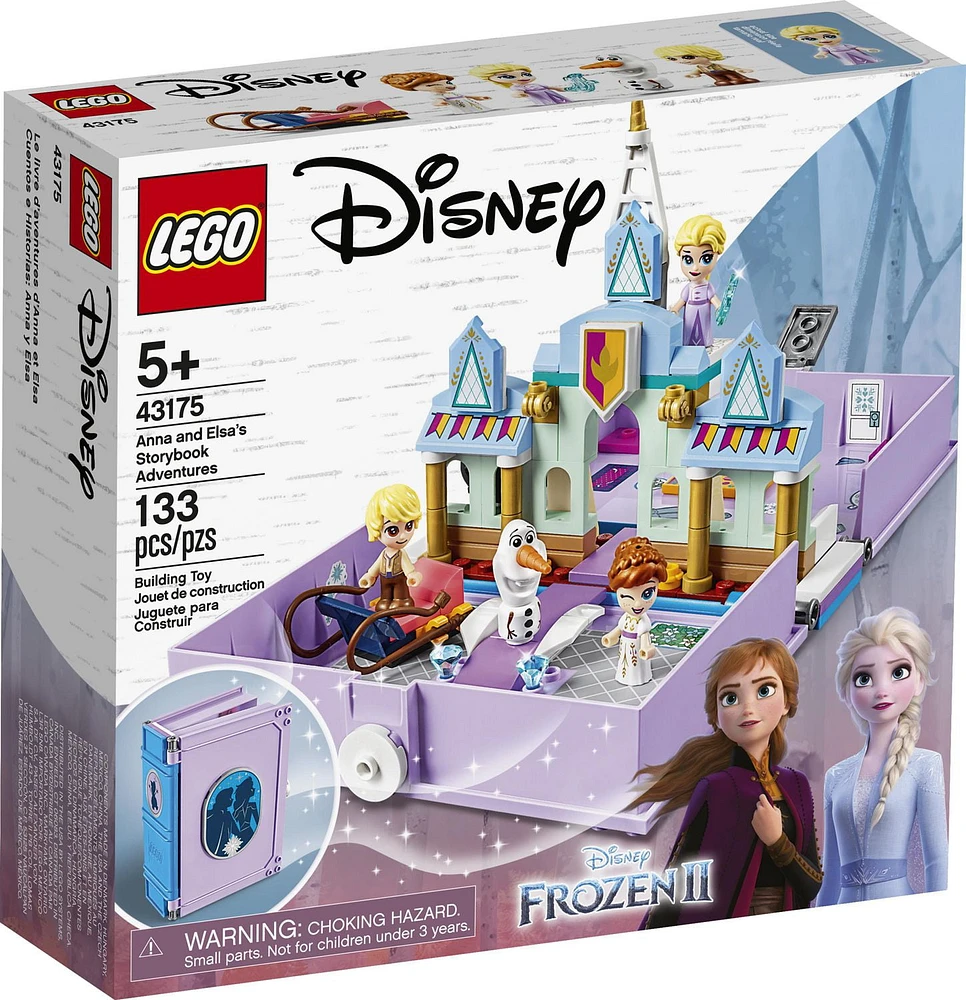 LEGO Disney Anna and Elsa’s Storybook Adventures 43175 Toy Building Kit (133 Pieces)