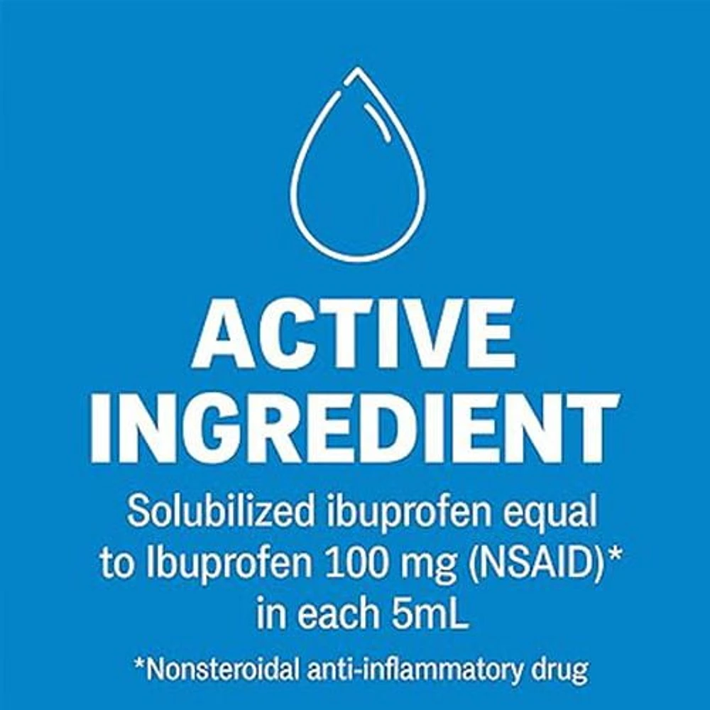 Advil pour enfants – Rhume et Grippe Multi-symptômes Suspension de 100 mL 100mL