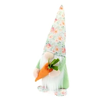 Way To Celebrate Easter 15 inch Fabric Gnome, Green