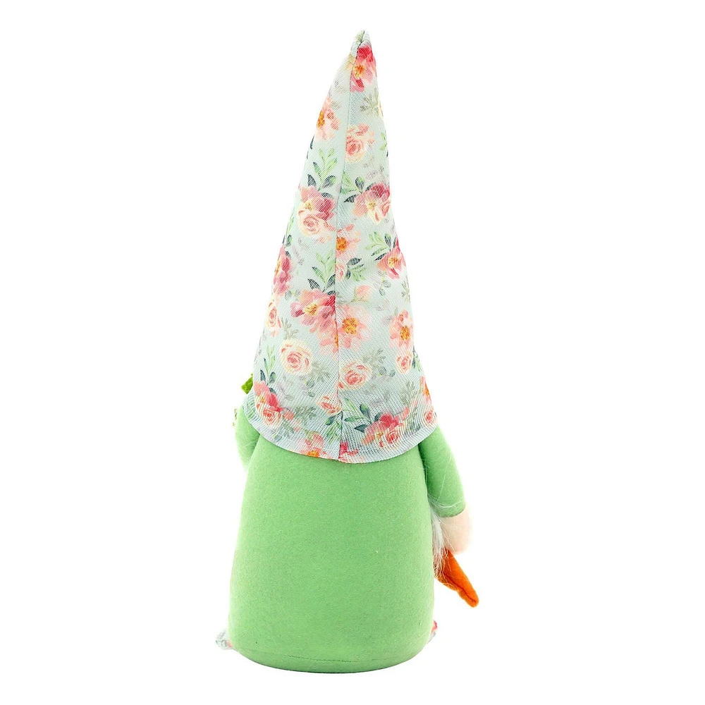 Way To Celebrate Easter 15 inch Fabric Gnome, Green