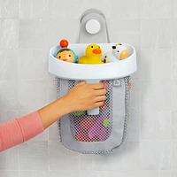 Munchkin Super Scoop Bath Toy Organizer, Grey, Bath Toy Organizer