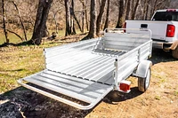 DK2 4.5 ft. x 7.5 ft. Single Axle Galvanized Multi-Utility Trailer