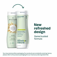 ATTITUDE oatmeal sensitive natural, Nourishing Shampoo, Oat & Avocado Oil, 473 mL