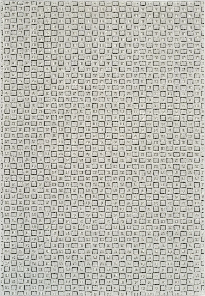 Rug Branch Maise Abstract Indoor Outdoor Area Rug, Cream Beige, Modern - Entryway, Hallway, Bathroom, and Kitchen