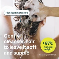 ATTITUDE oatmeal sensitive natural, Volume & Shine Shampoo, Oat & Soy Protein, Unscented, 946 mL