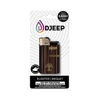 DJEEP Pocket Lighters, BOLD Collection Textured Metallic, Unique Lighters, 1 pack