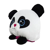 Way to Celebrate Reversible Plush Panda, black and white  4.5inch