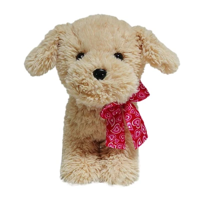 Way to Celebrate Medium Standing Plush Puppy brown, 12.5inch, Plush Puppy