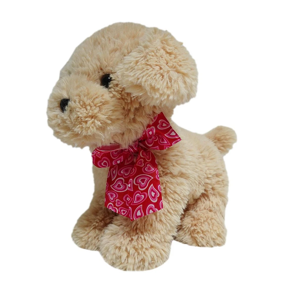 Way to Celebrate Medium Standing Plush Puppy brown, 12.5inch, Plush Puppy