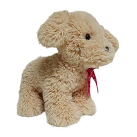 Way to Celebrate Medium Standing Plush Puppy brown, 12.5inch, Plush Puppy