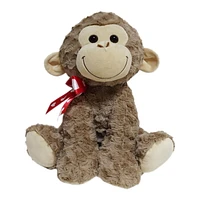 Way to Celebrate Large Jungle Plush Monkey, Brown 14inch