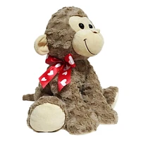 Way to Celebrate Large Jungle Plush Monkey, Brown 14inch