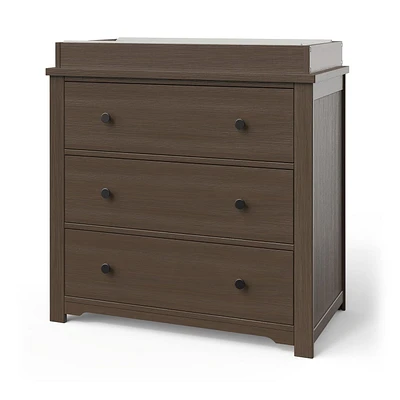 Forever Eclectic Harmony 3-Drawer Dresser with Changing Table Topper