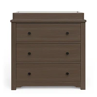 Forever Eclectic Harmony 3-Drawer Dresser with Changing Table Topper