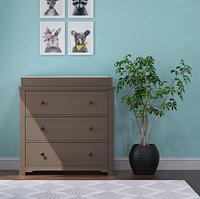 Forever Eclectic Harmony 3-Drawer Dresser with Changing Table Topper