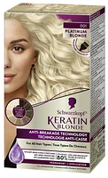 Schwarzkopf Keratin Blond Crème colorante permanente pour cheveux Platinum Blonde 001, paquet de 1/60 ml Paquet de 1/60 ml