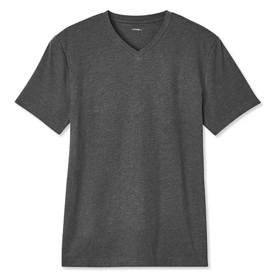 T-shirt extensible George pour hommes à encolure en V Tailles P TTG