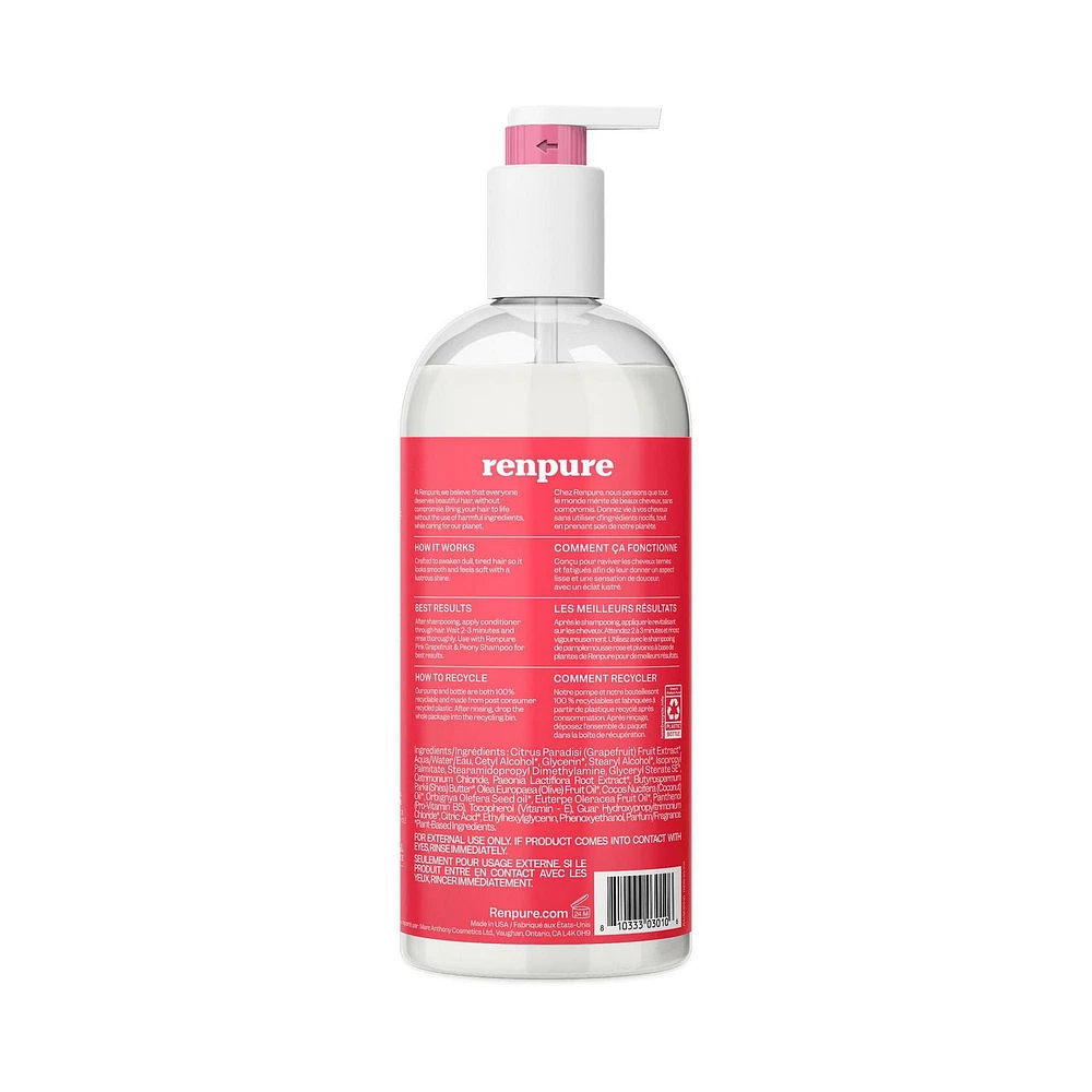 Revitalisant de pamplemousse rose & piviones eclat radieux à base de plantes de Renpure