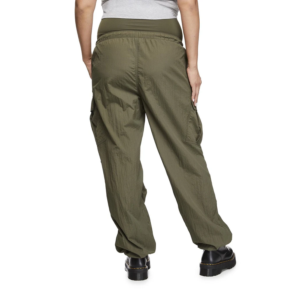 Paisley Sky Maternity OTB Parachute Cargo Pant