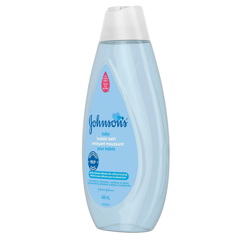 Johnson’s Tear-Free Baby Bubble Bath - gently cleanses skin, 400 mL