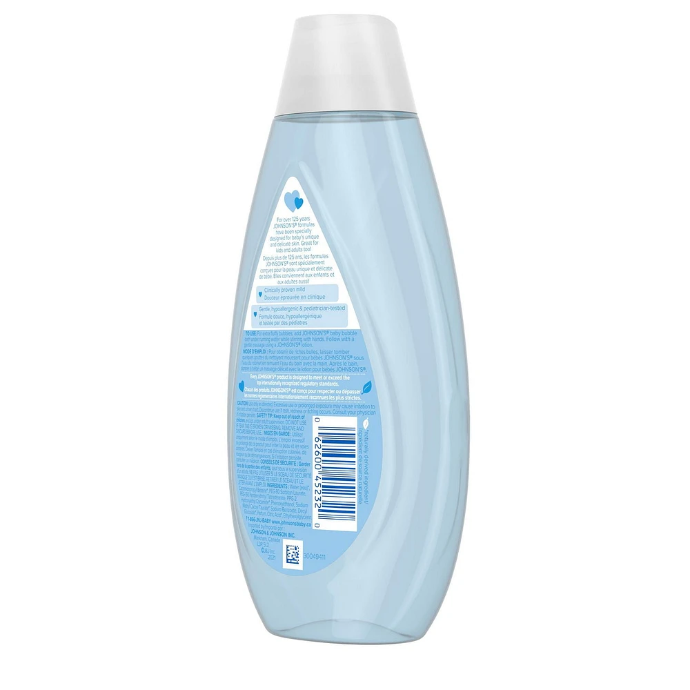 Johnson’s Tear-Free Baby Bubble Bath - gently cleanses skin, 400 mL