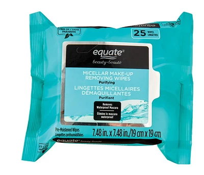 EQB Micellar Make-up Removing Wipes 25ct 25 lingettes