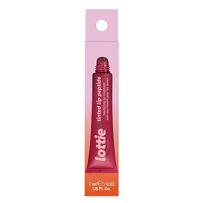 Lottie London - Lèvres teintées Peptide Confiture de Framboise - Baume à lèvres hydratant et repulpant pour les baies - 0.23 Fl oz
