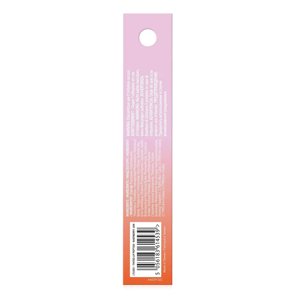 Lottie London - Lèvres teintées Peptide Confiture de Framboise - Baume à lèvres hydratant et repulpant pour les baies - 0.23 Fl oz