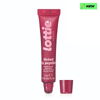 Lottie London - Lèvres teintées Peptide Confiture de Framboise - Baume à lèvres hydratant et repulpant pour les baies - 0.23 Fl oz