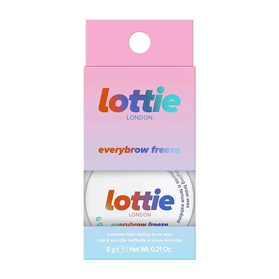 Lottie London - Everybrow Freeze - Cire à sourcils stylisante à tenue extrême - Transparente