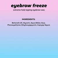 Lottie London - Everybrow Freeze - Cire à sourcils stylisante à tenue extrême - Transparente