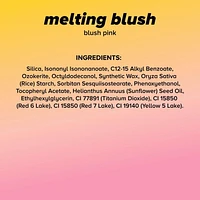 Lottie London - Meltin' Cream Blush - Super Sheer Creamy Cheek Tint - Rose Blush - 0.17 Oz.