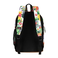 Genuine Dickies White Tropical printed Varsity Backpack, Tropical Varsity Backpack