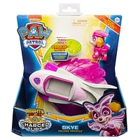 PAW Patrol, Mighty Pups Charged Up Skye’s Deluxe Vehicle with Lights and Sounds