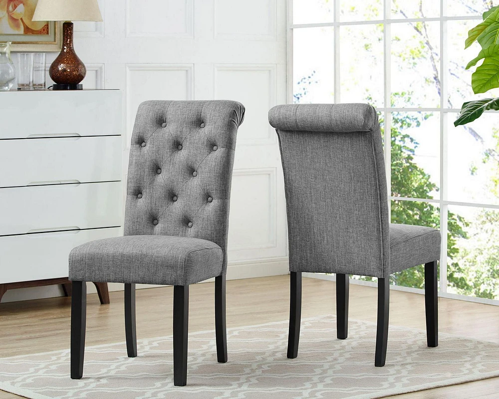 Tinga Dining Chair, Set of 2, Grey