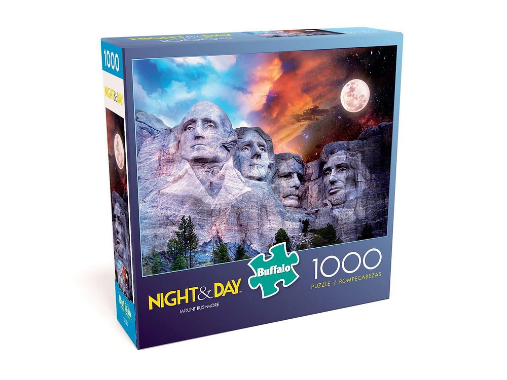 Buffalo Games Night & Day Mount Rushmore 1000 Piece Jigsaw Puzzle