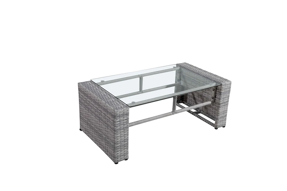 Velago Lamone Outdoor Conversation Set, Light Grey