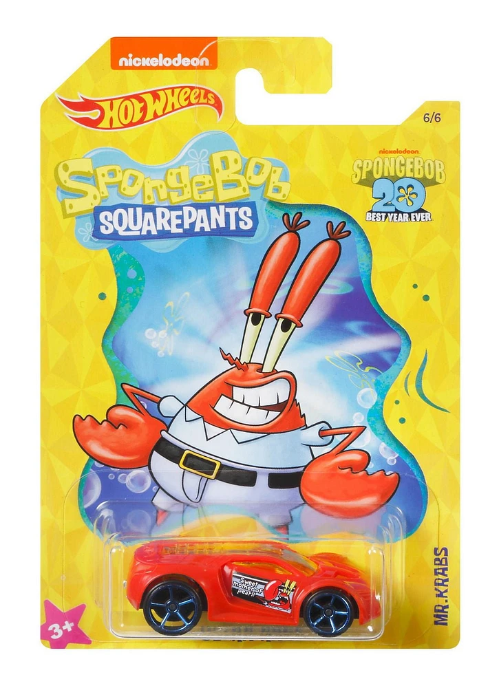 ​Hot Wheels Nickelodeon Spongebob 1:64 Scale die-cast Vehicle Ultra Rage