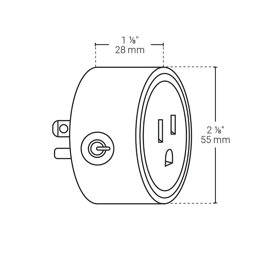 BAZZ Smart Home Wi-Fi Plug (4-Pack)