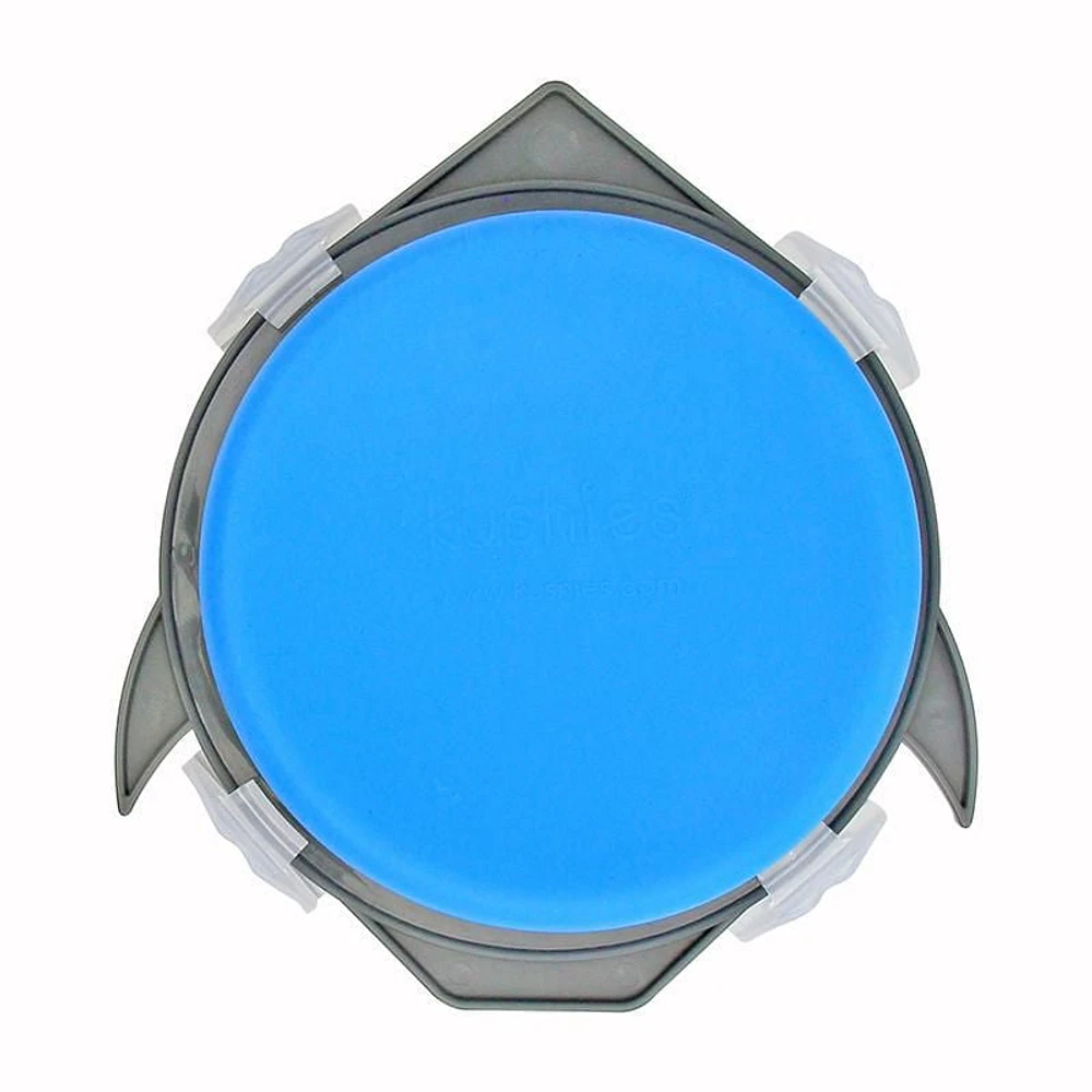 KU Silibox contenant de rangement en silicone - Bleu