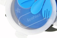 KU Silibox contenant de rangement en silicone - Bleu