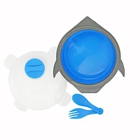 KU Silibox contenant de rangement en silicone - Bleu