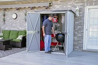 Spacemaker Patio Shed, 5x3, Flute Grey and Anthracite