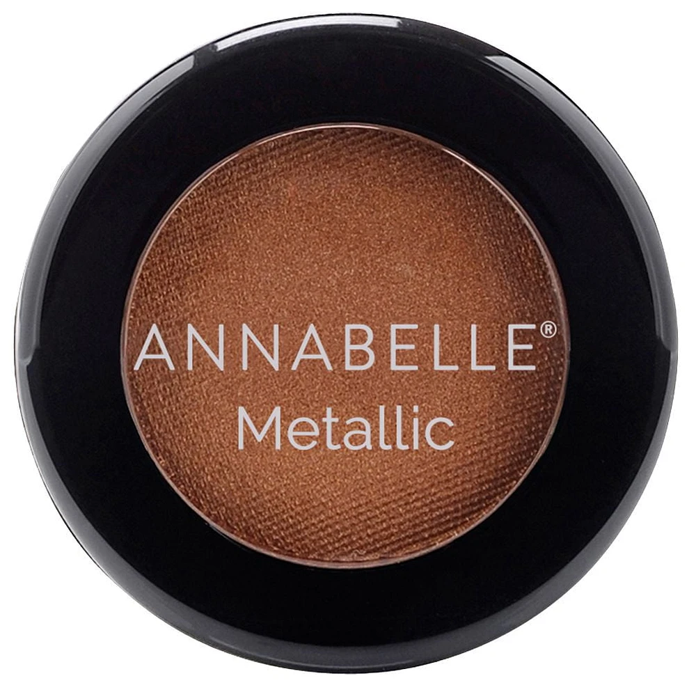 Annabelle Metallic Single Eyeshadow - Goddess, Intensely pigmented. Buildable coverage. Easy application.