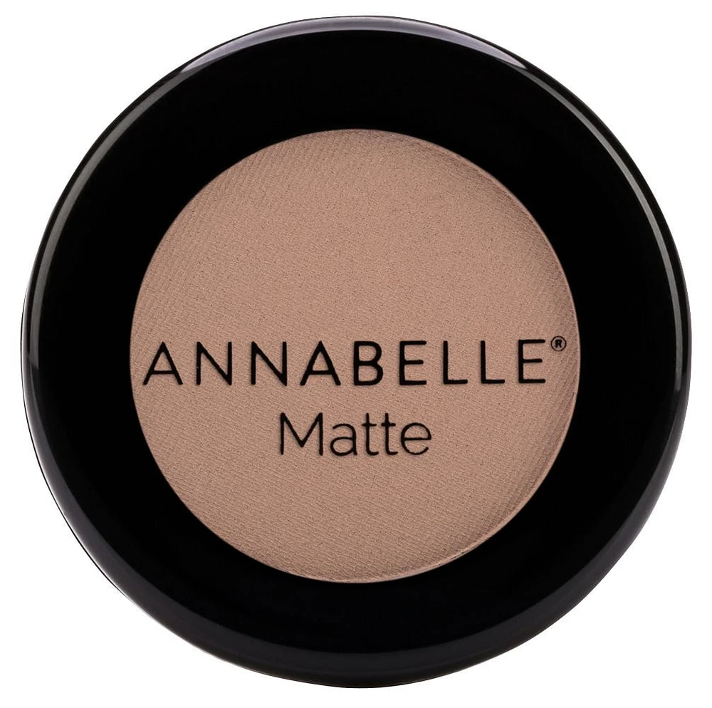 Annabelle Matte Single Eyeshadow - Sand, Intensely pigmented. Buildable coverage. Easy application.