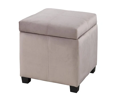 Storage Ottoman, Salmon