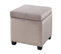 Storage Ottoman, Salmon