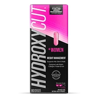 Hydroxycut +Women's Weight Management Capsules - Supports Hair, Skin and Nails, 60 capsules