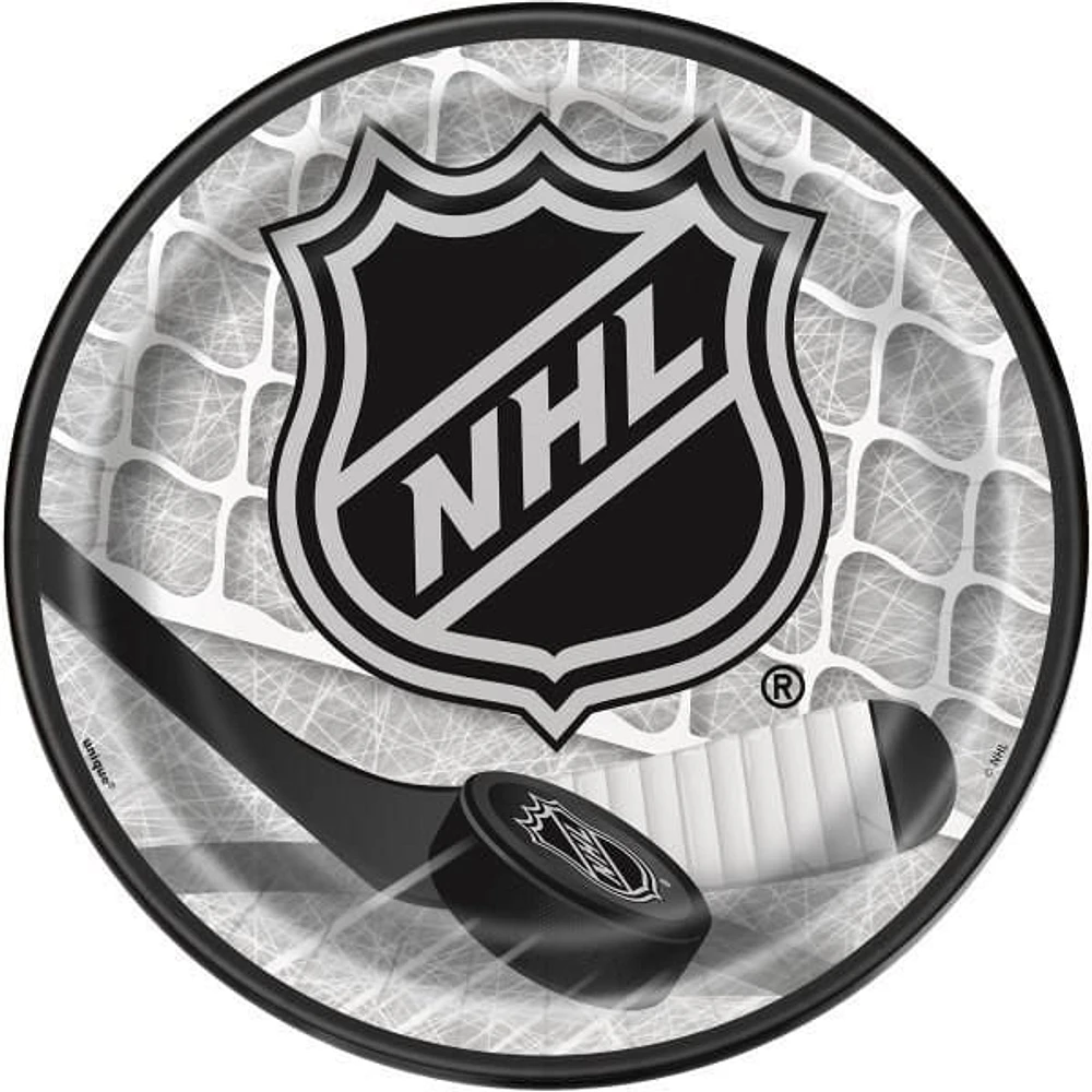 NHL Round 7" Dessert Plates, 8ct