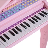 Qaba Mini Pink Electronic Musical Piano